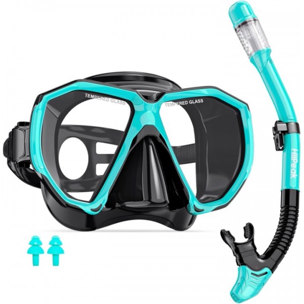 HiiPeak Snorkeling Gear for Adults, Dry Snorkel Se...